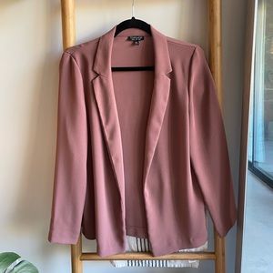Top shop blazer, US size 4, in dusty rose color